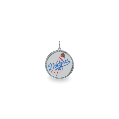 Ciondolo a diamante con logo LA Dodgers