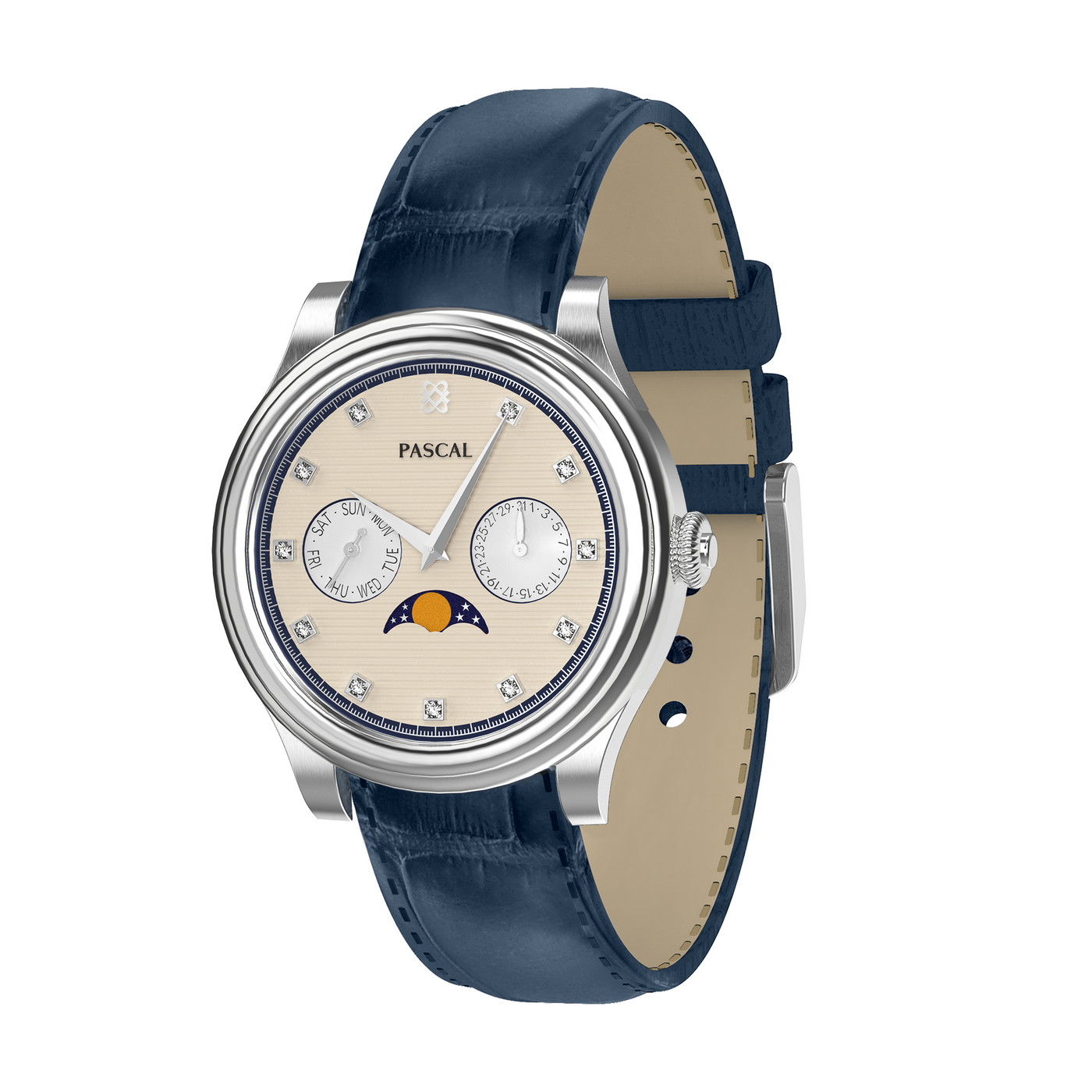 Navigator Diamond Moonphase Watch