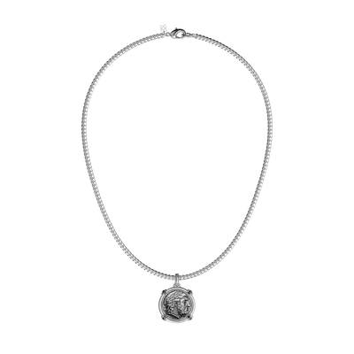 Ciondolo Moneta Zeus 'The Great Civitas', Diamante Nero