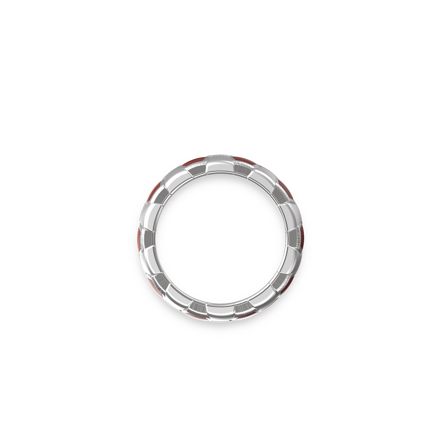 'The Soccer' Pharaohs Band Ring, Black Diamond