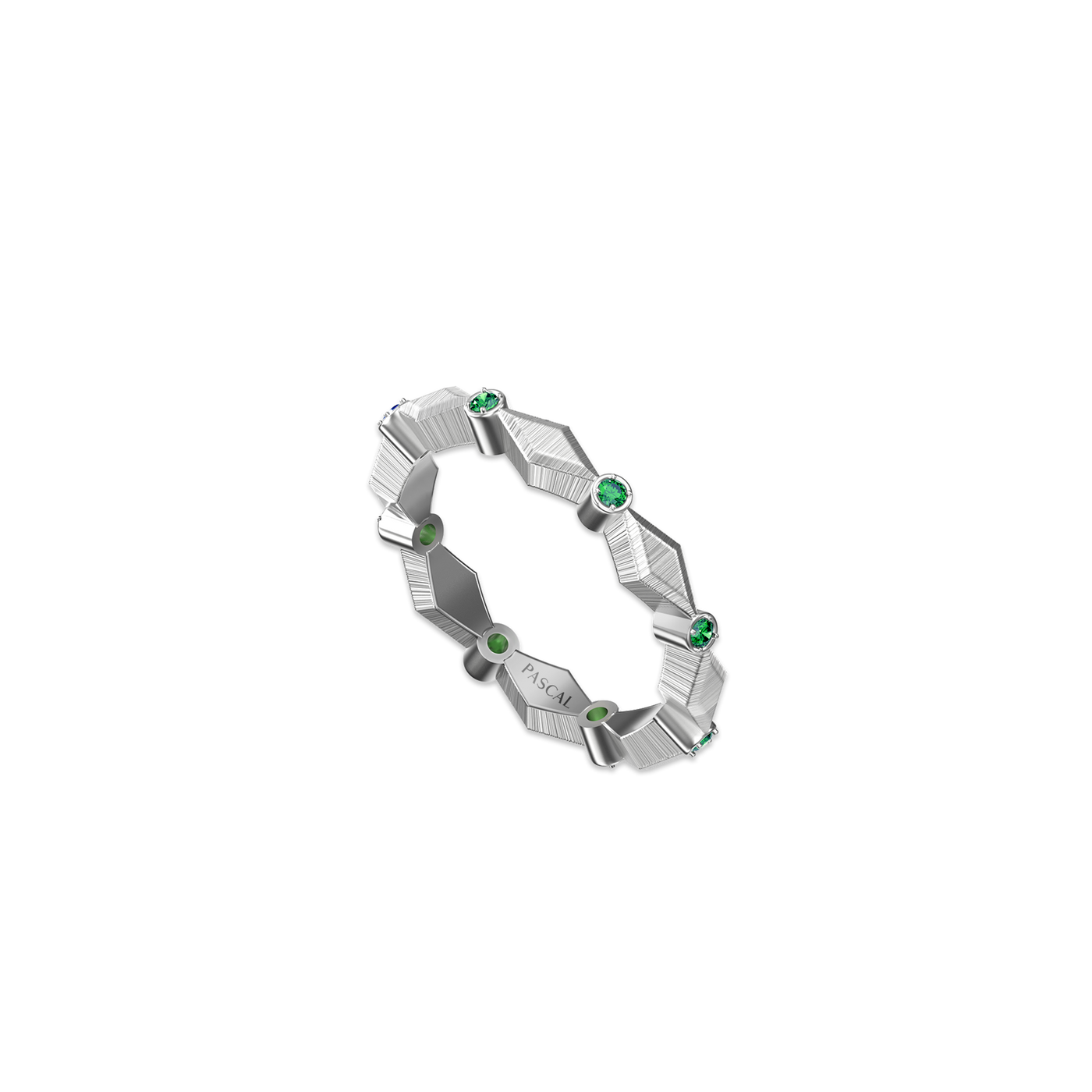 Anello scultura in pietra preziosa