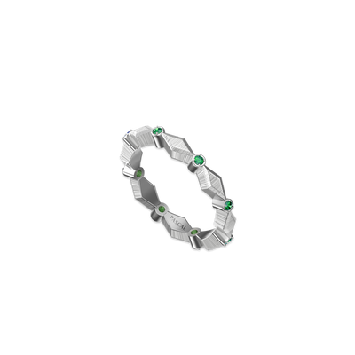 Anello scultura in pietra preziosa