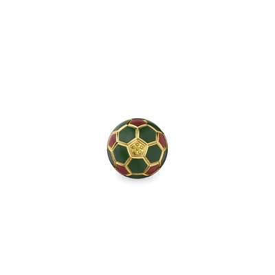 'The Soccer' Atlas Lions Brooch, Yellow Diamond
