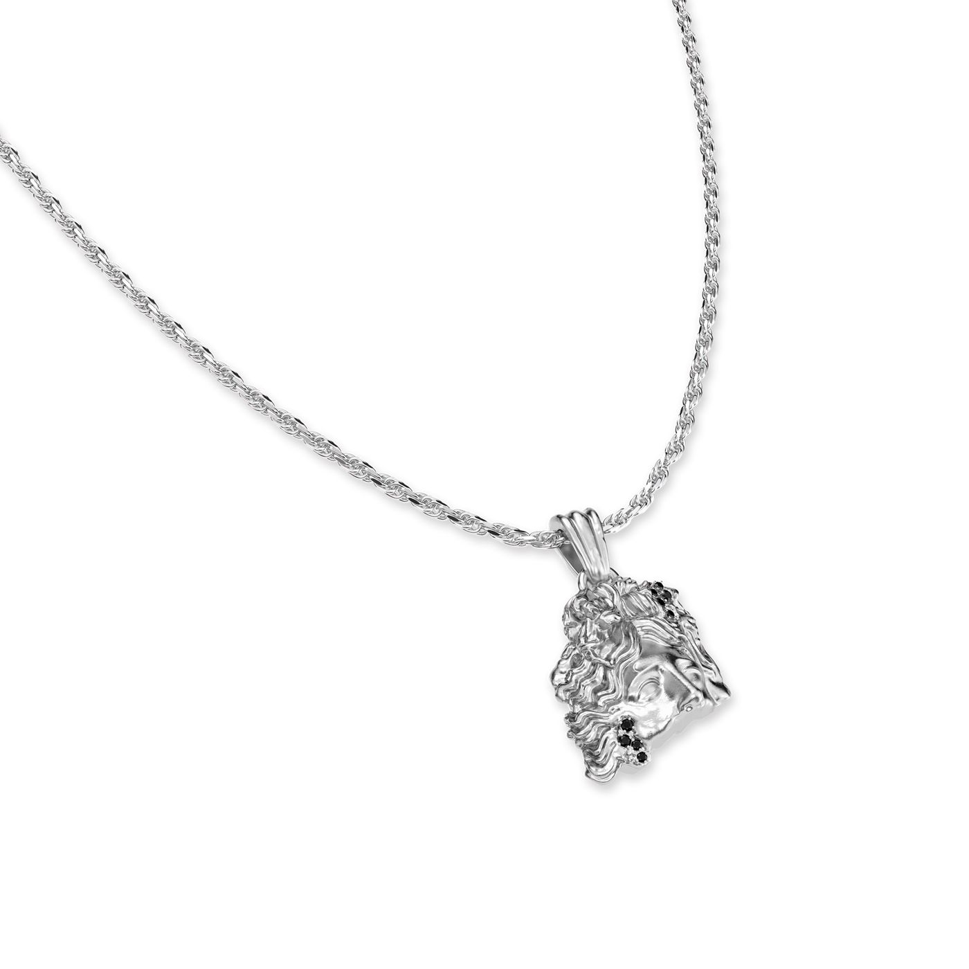 Pendente Estátua Apolo 'Olympus', Diamante Negro