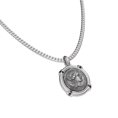 Ciondolo con moneta 'The Great Civitas' Artemis, diamante nero