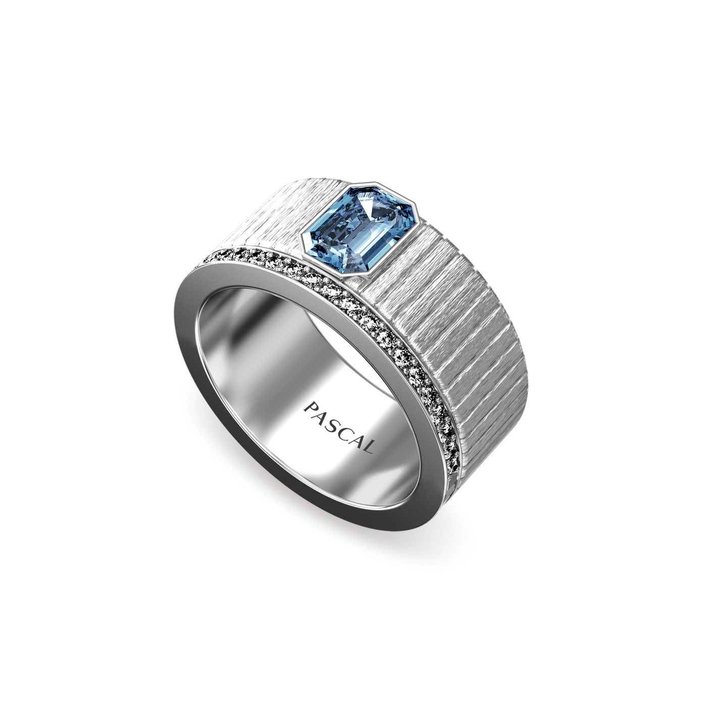Colonnade Band Ring, White Diamond