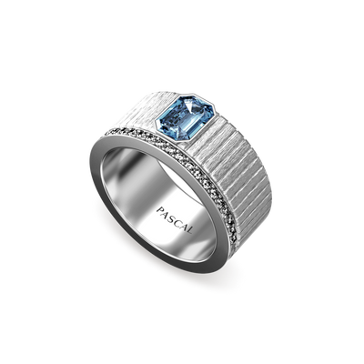 Colonnade Band Ring, White Diamond