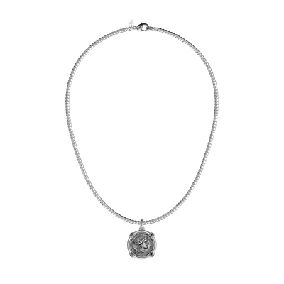 Ciondolo con moneta 'The Great Civitas' Artemis, diamante nero