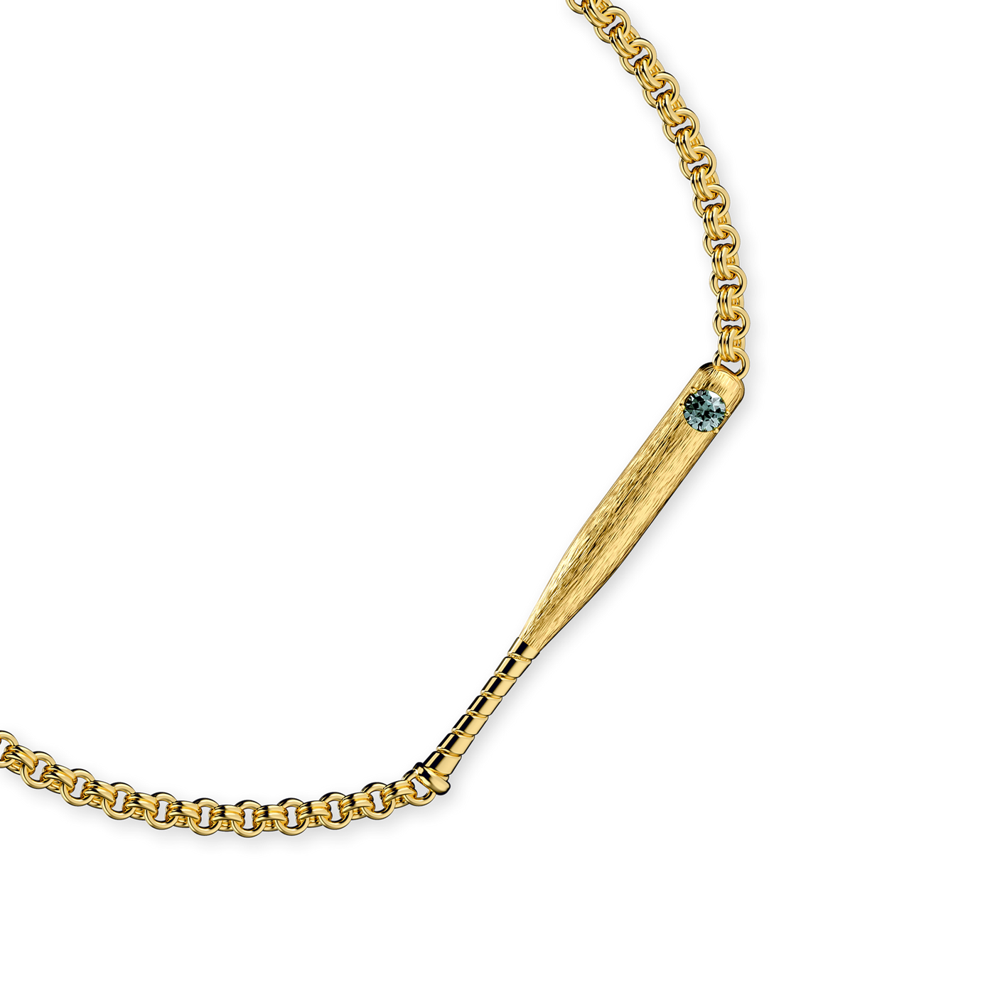 Braccialetto "The Baseball" Bat, Diamante Verde