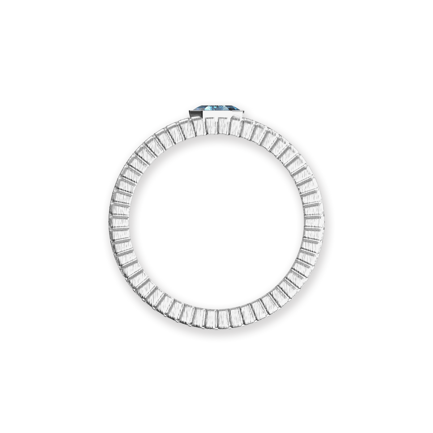 Colonnade Band Ring, White Diamond