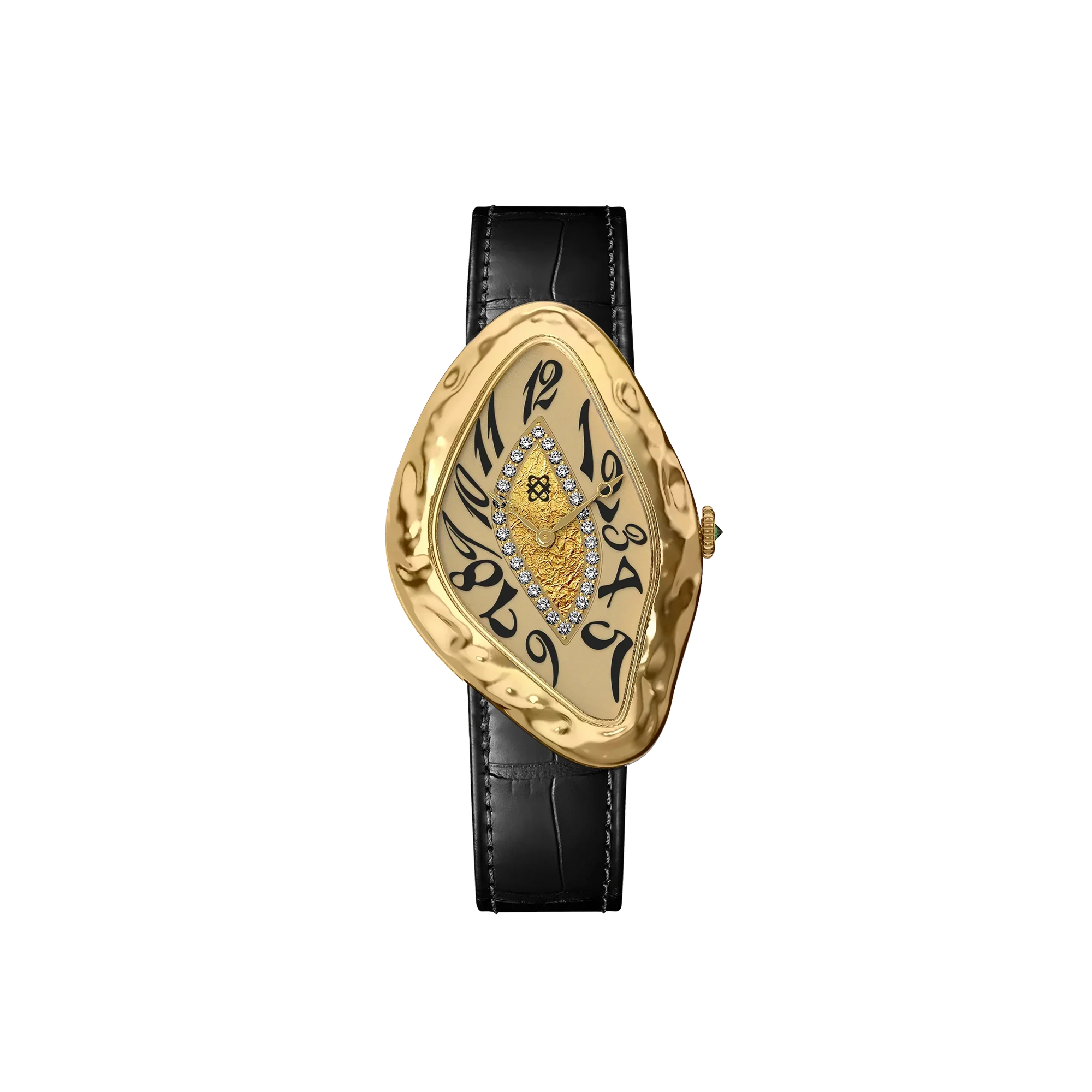 Paradoxe Diamond Watch in Gold Gilt - PASCAL