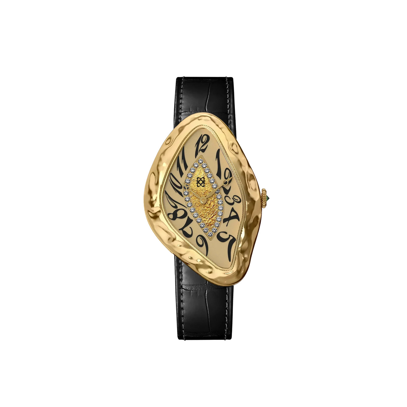 Paradoxe Diamond Watch in Gold Gilt - PASCAL