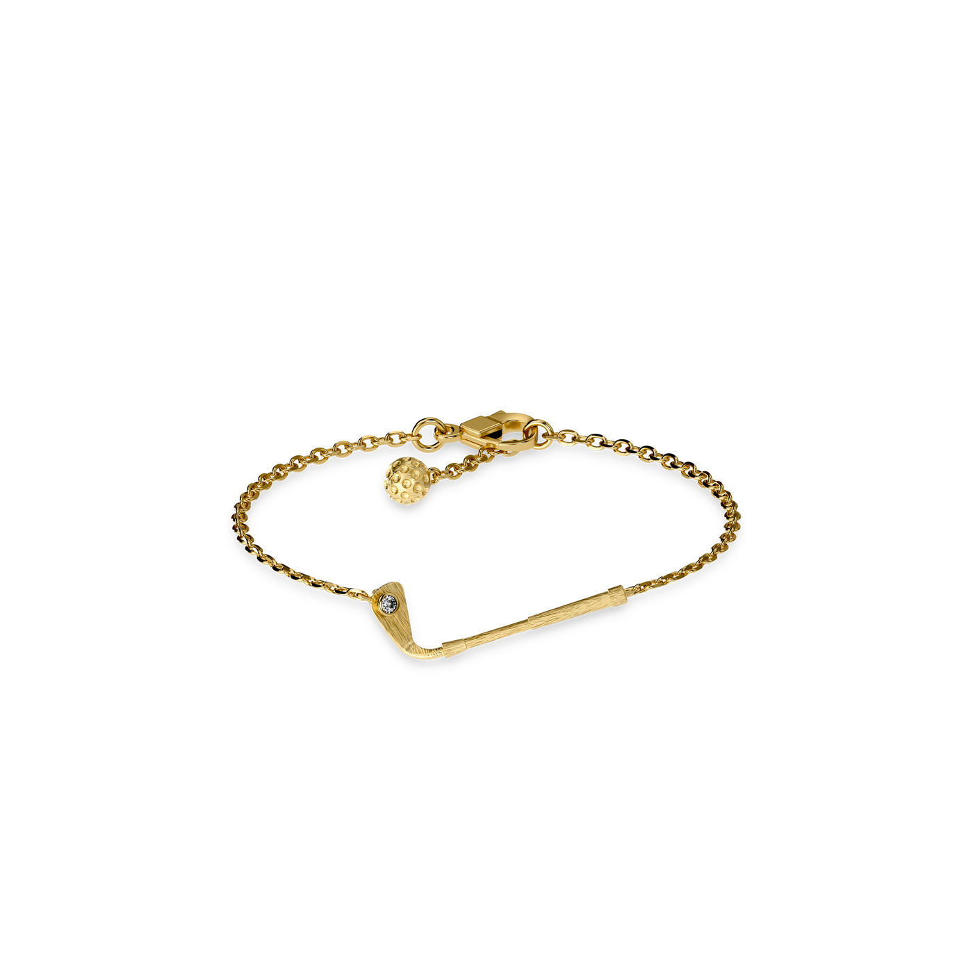 Pulsera "The Golf" Club, Diamante Blanco