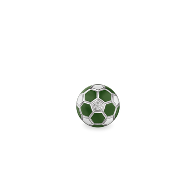 'The Soccer' Super Eagles Brooch, White Diamond