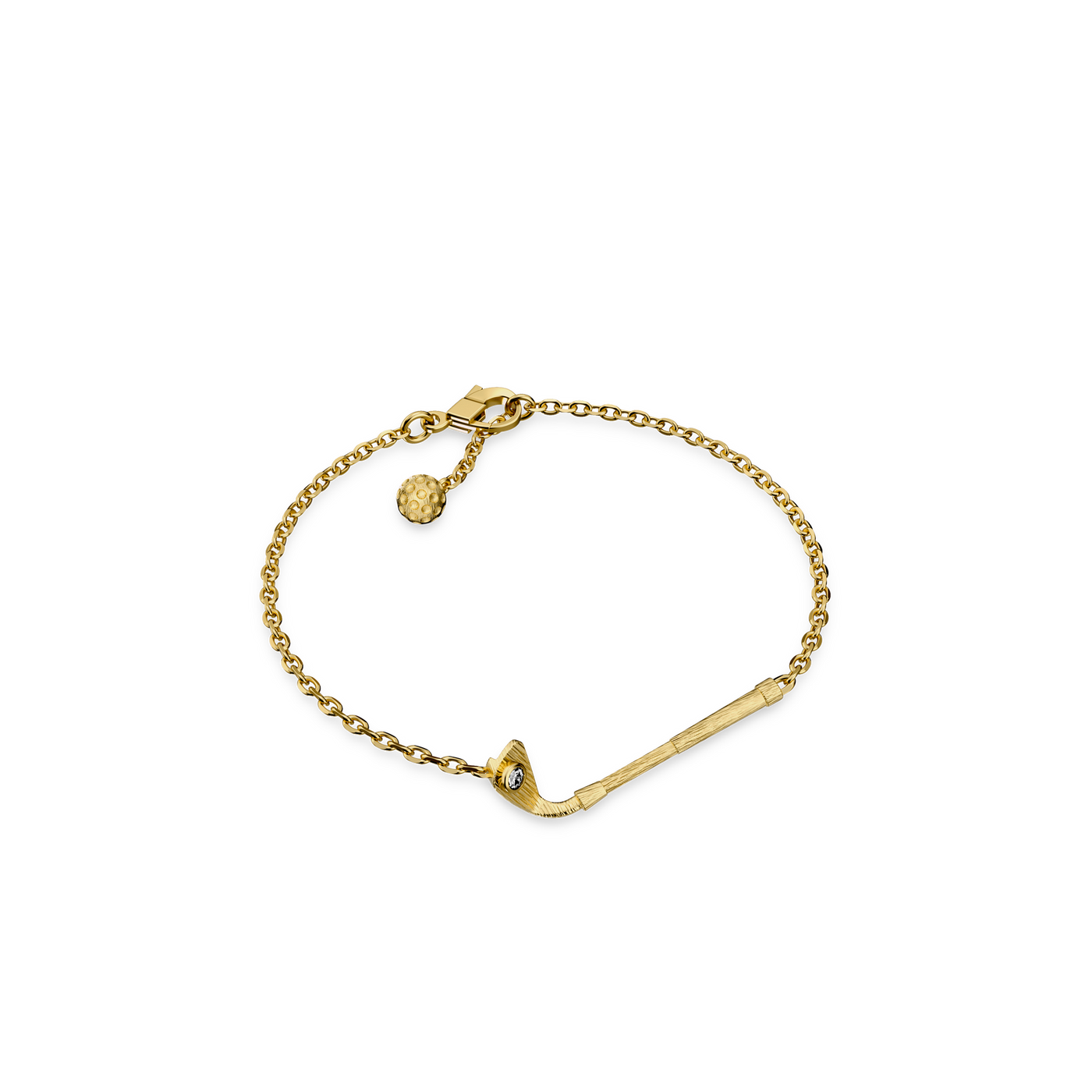 Pulsera "The Golf" Club, Diamante Blanco