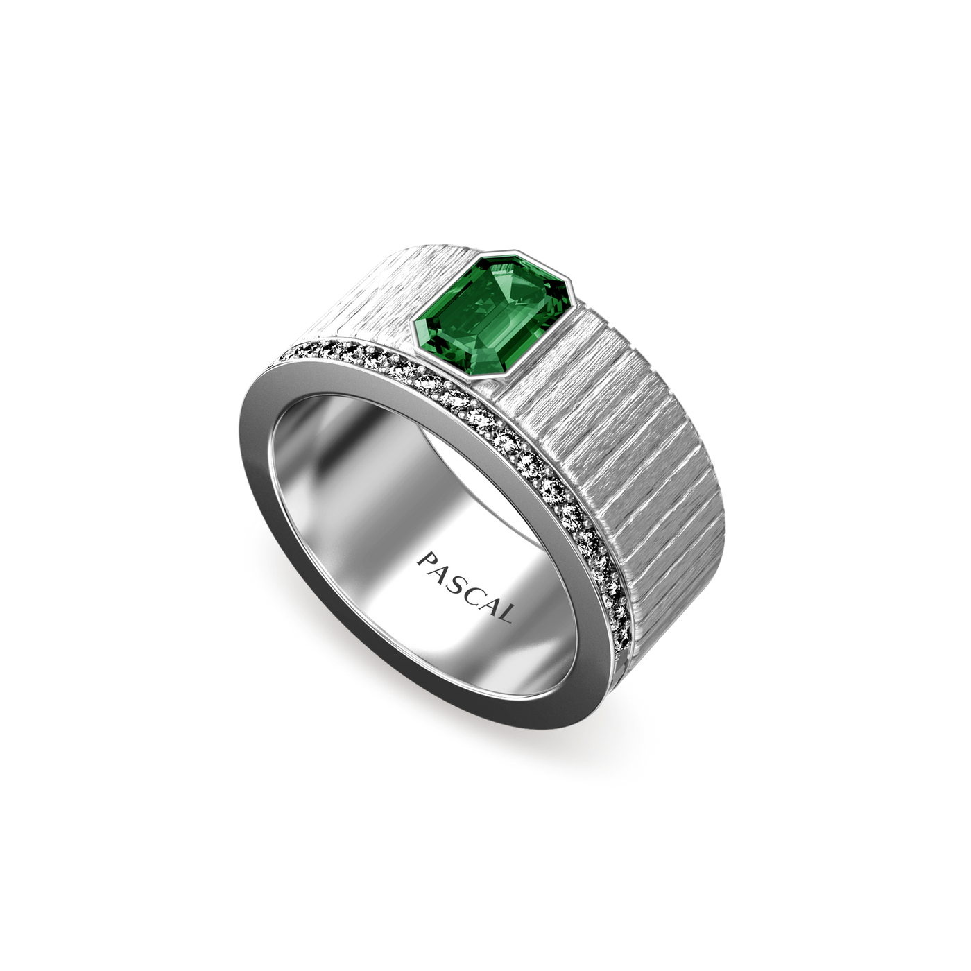 Colonnade Band Ring, White Diamond