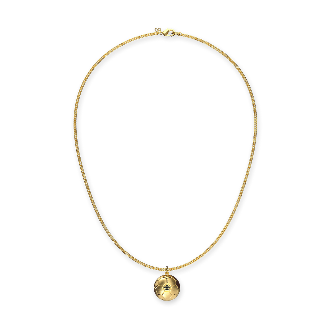 Colgante "The Soccer", diamante negro