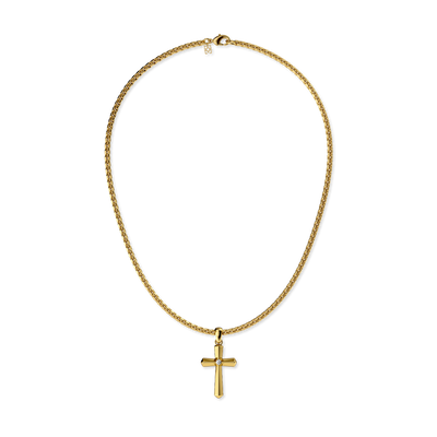 Colgante Amuleto Cruz, Diamante Blanco