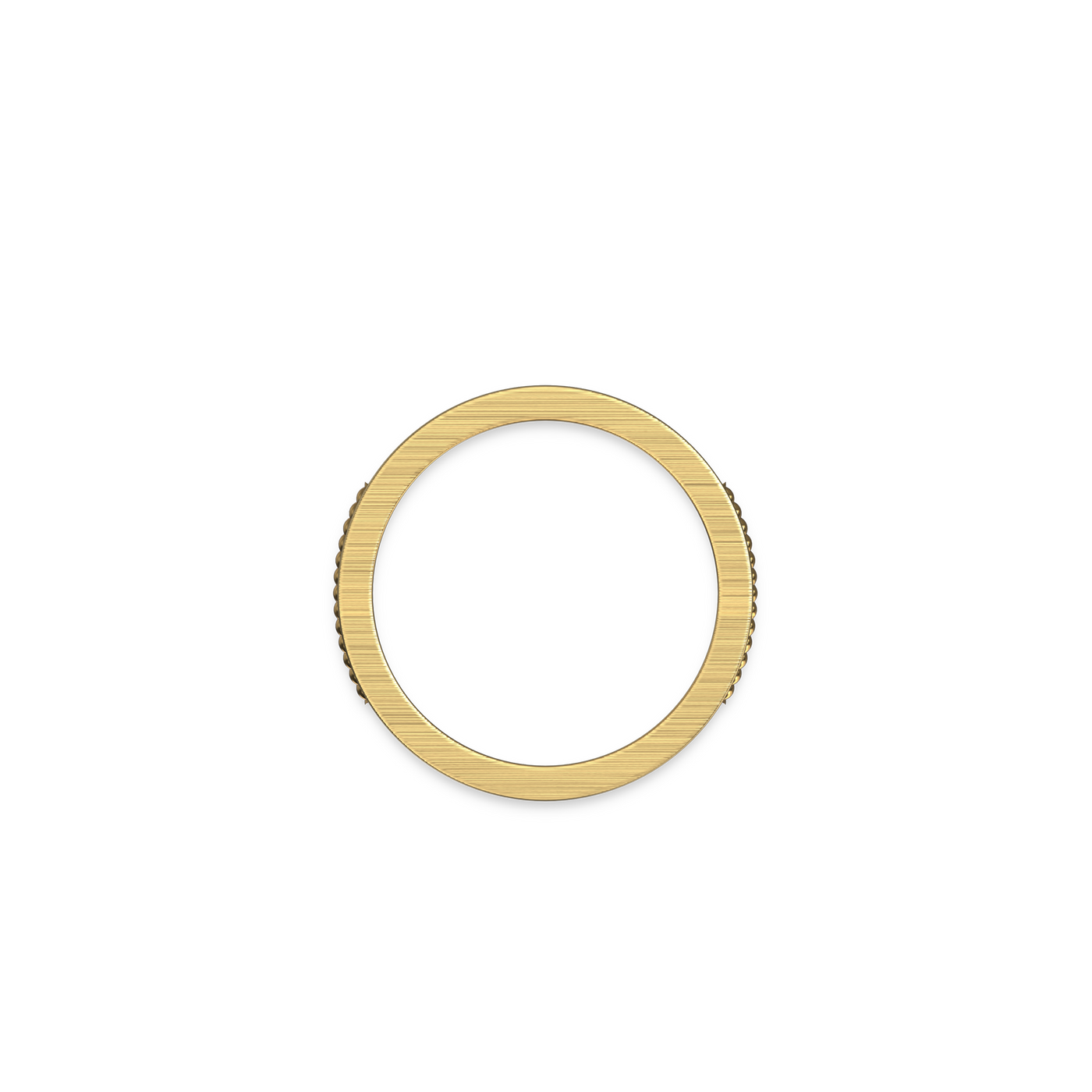 Twisted Track Band Ring, White Diamond