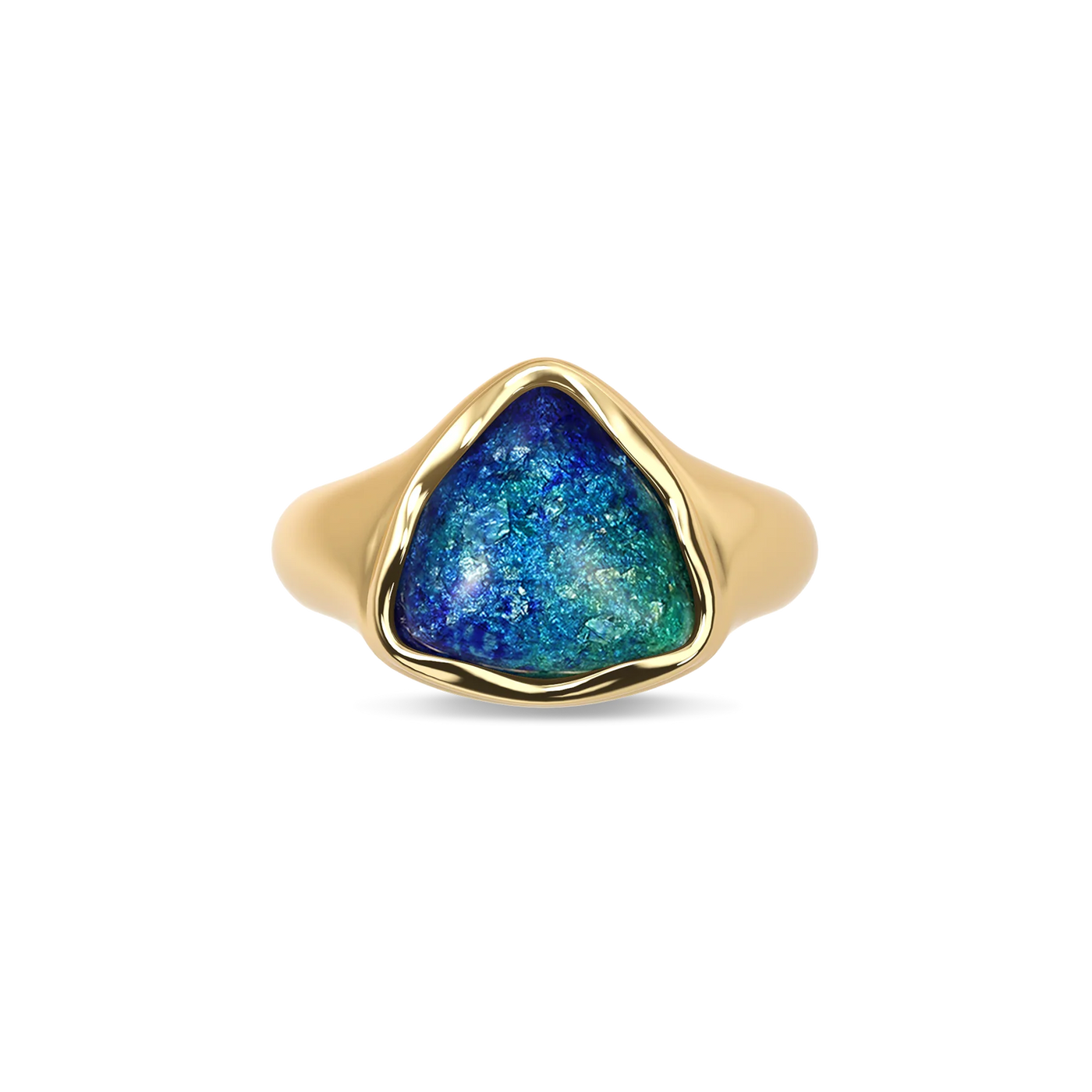 'Universe' Enamel Lava Ring, Shield