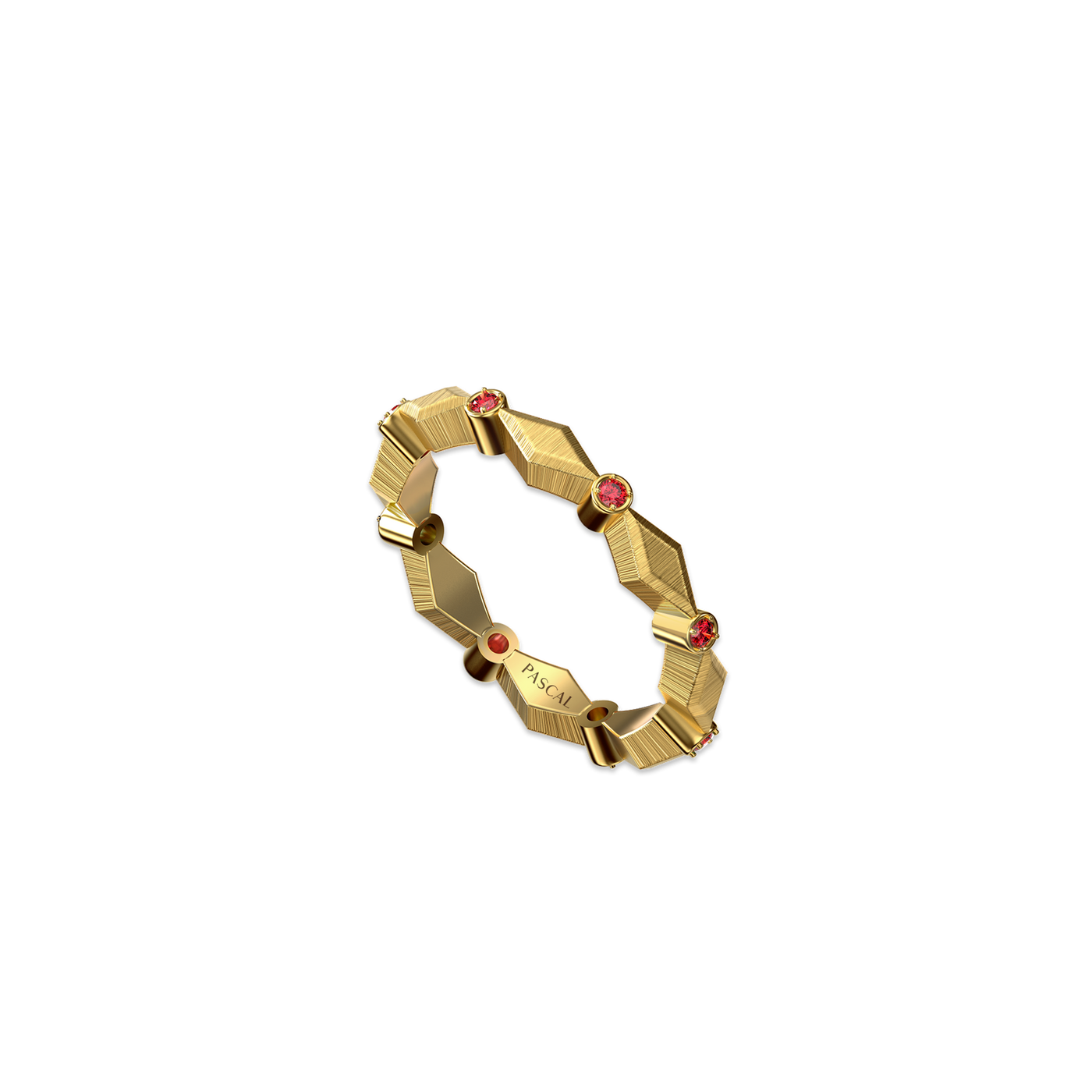 Anello scultura in pietra preziosa