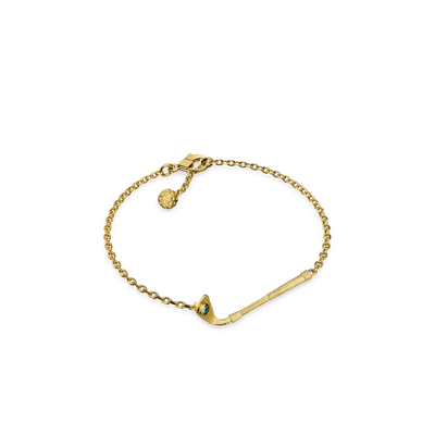 'The Golf' Club Bracelet, Green Diamond