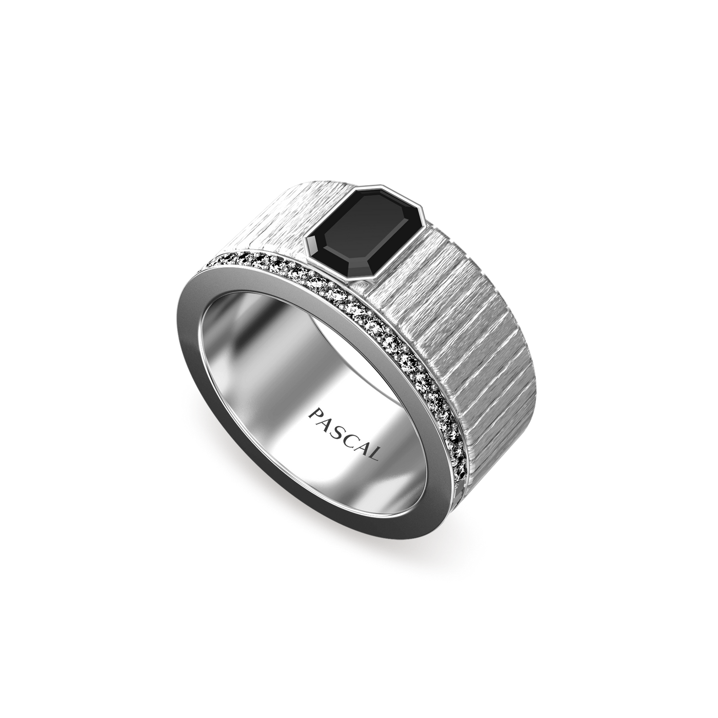 Colonnade Band Ring, White Diamond