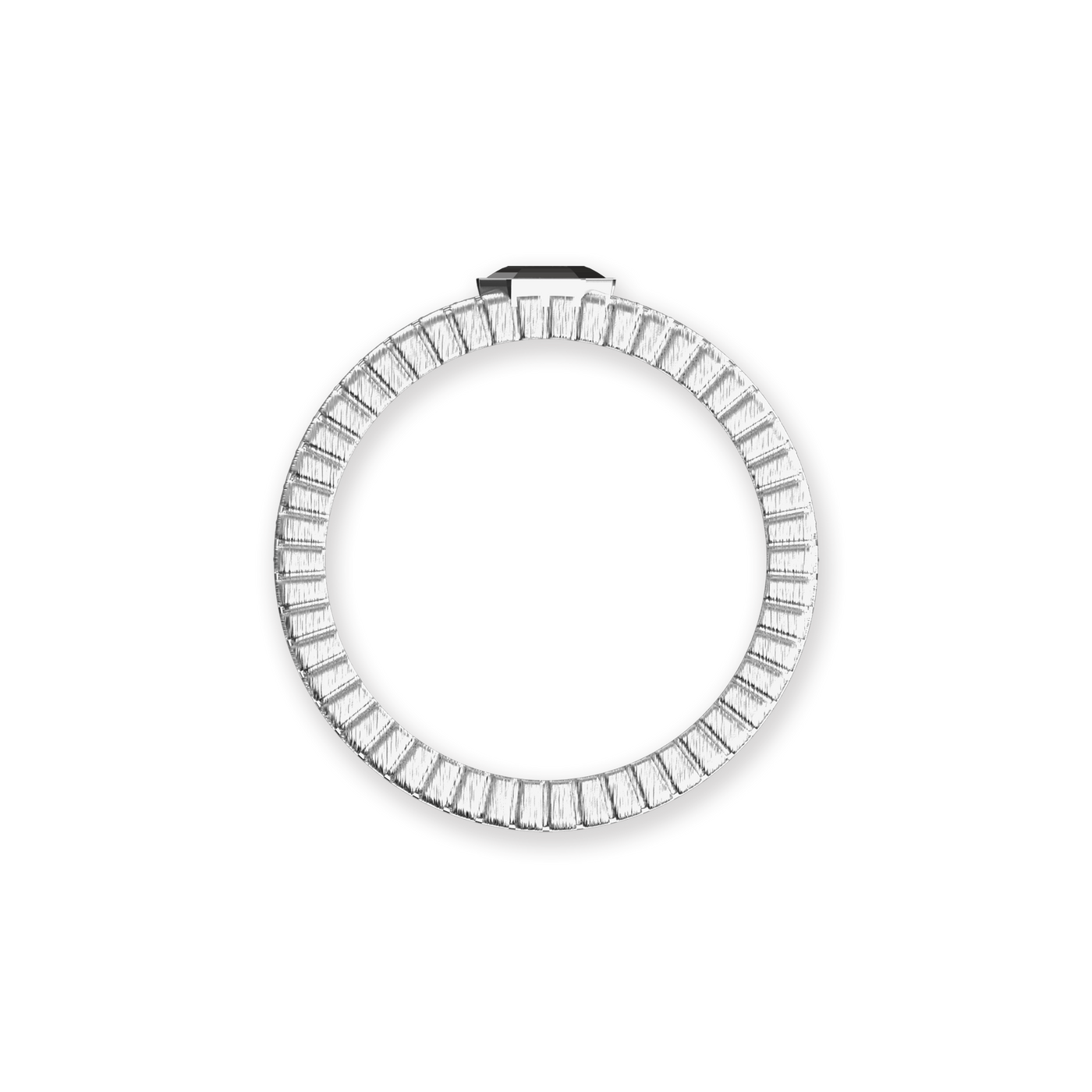 Colonnade Band Ring, White Diamond