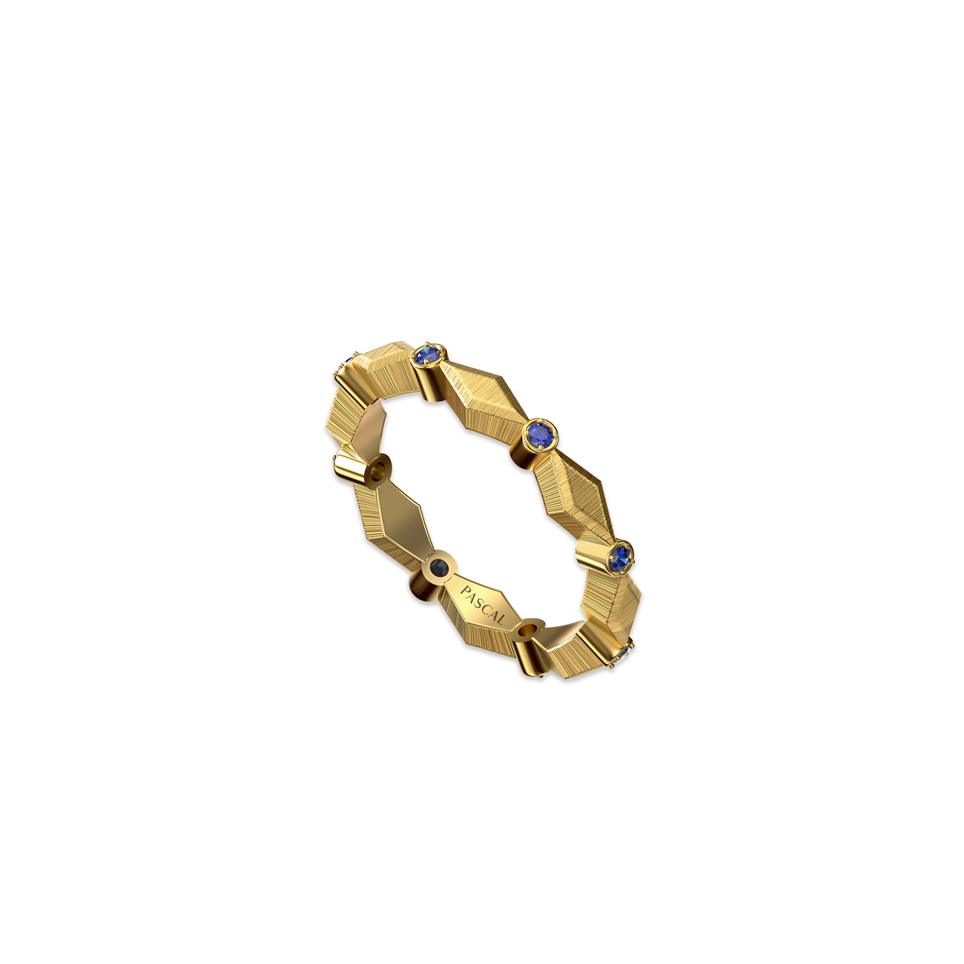 Anello scultura in pietra preziosa