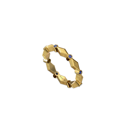 Anello scultura in pietra preziosa