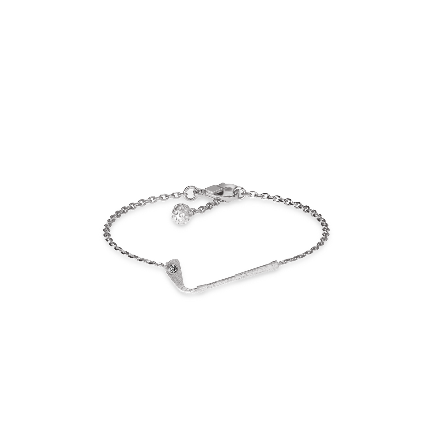 Pulsera "The Golf" Club, Diamante Blanco