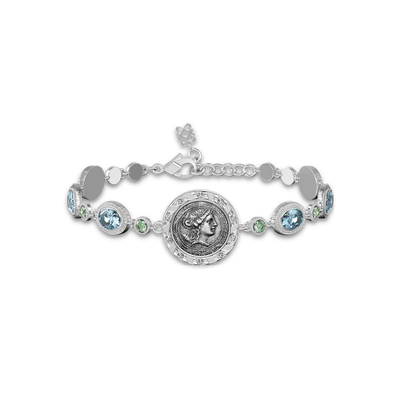 Pulsera de Moneda Artemis 'The Great Civitas', Diamante Blanco