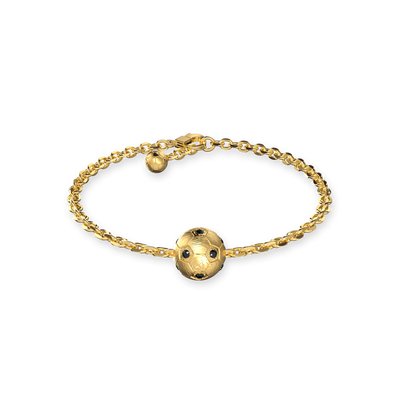 Braccialetto "The Soccer", Diamante Nero