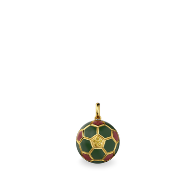 'The Soccer' Atlas Lions Pendant, Yellow Diamond
