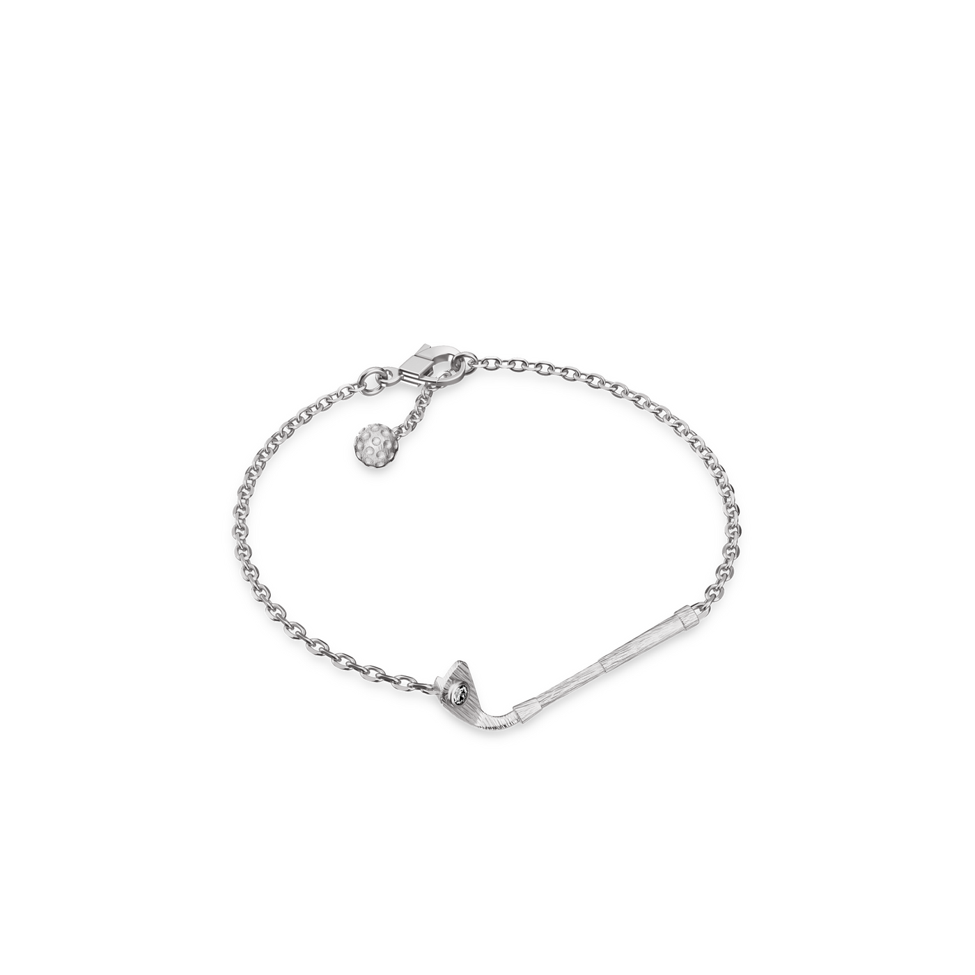 Pulsera "The Golf" Club, Diamante Blanco