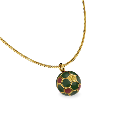'The Soccer' Atlas Lions Pendant, Yellow Diamond