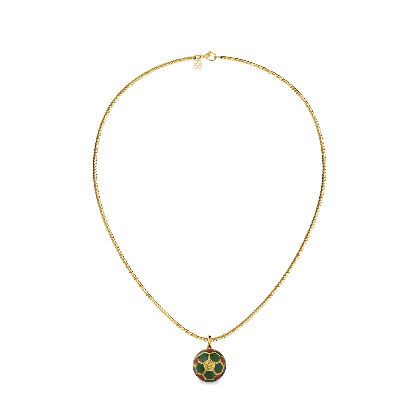 'The Soccer' Atlas Lions Pendant, Yellow Diamond