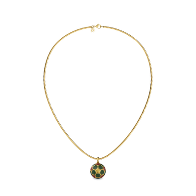 'The Soccer' Atlas Lions Pendant, Yellow Diamond