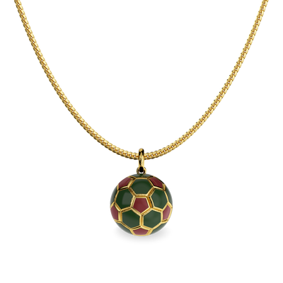 'The Soccer' Atlas Lions Pendant, Yellow Diamond