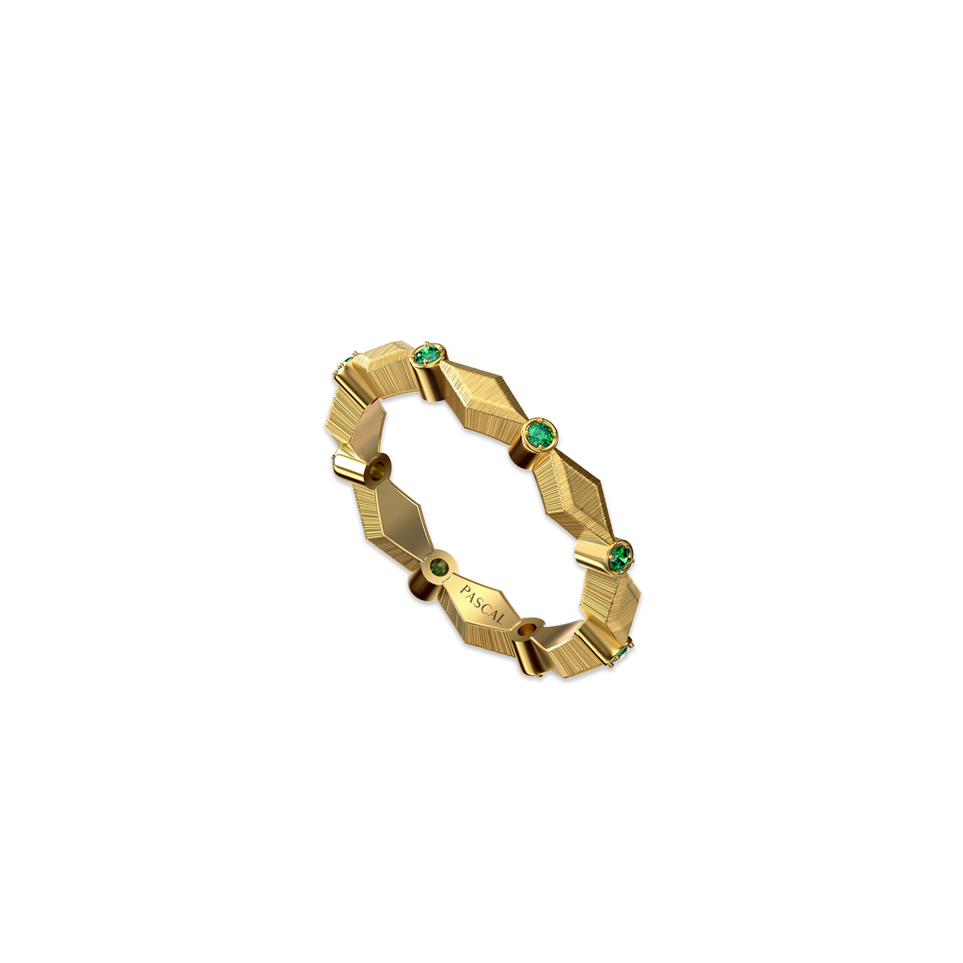 Anello scultura in pietra preziosa