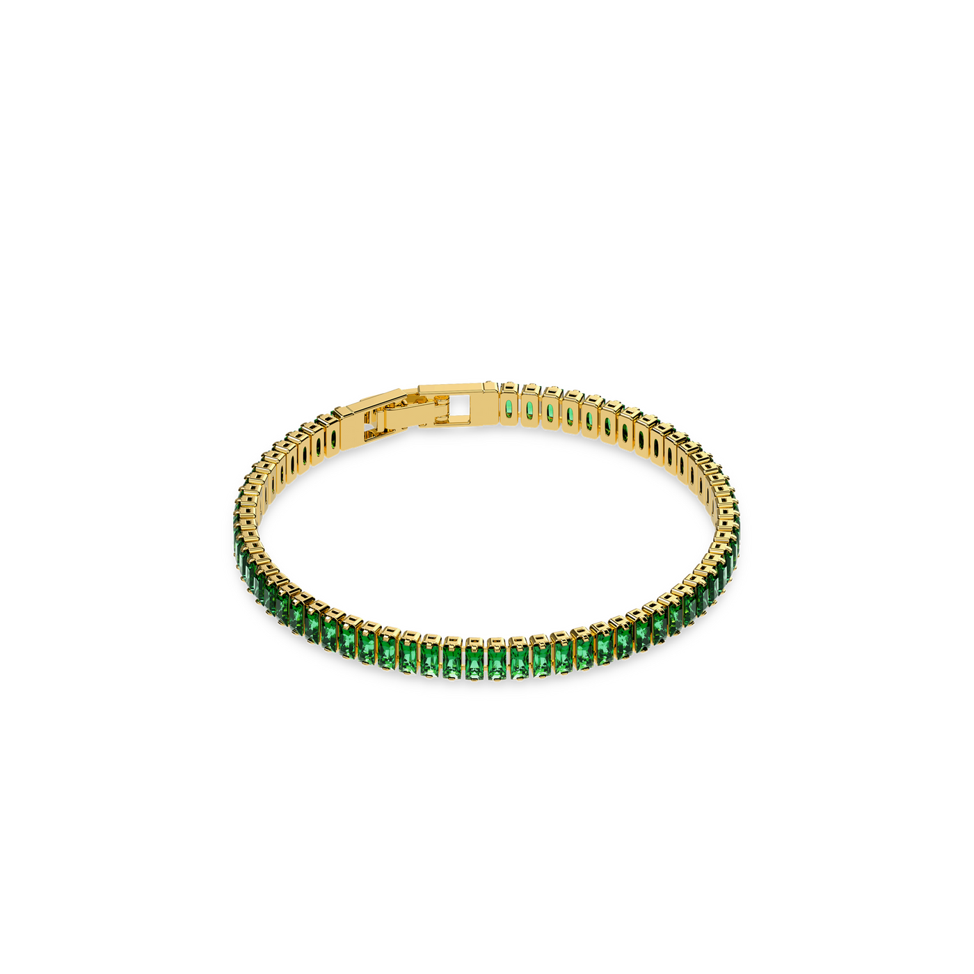 Pulsera de tenis con piedra preciosa de celosía