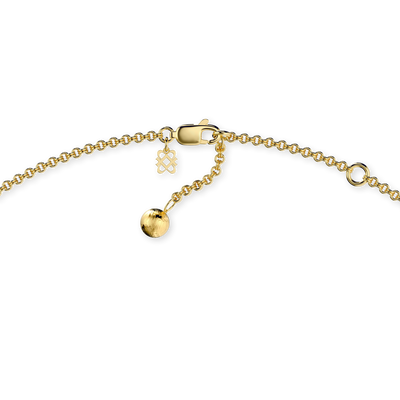 Collar de bola "The Baseball", pavé de diamantes blancos