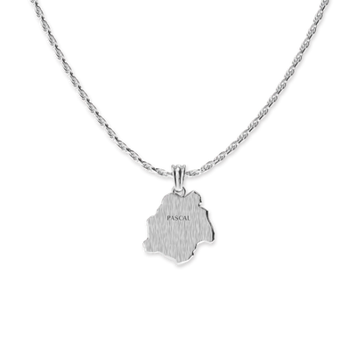 Ciondolo Statua Medusa "Olympus", Diamante Nero