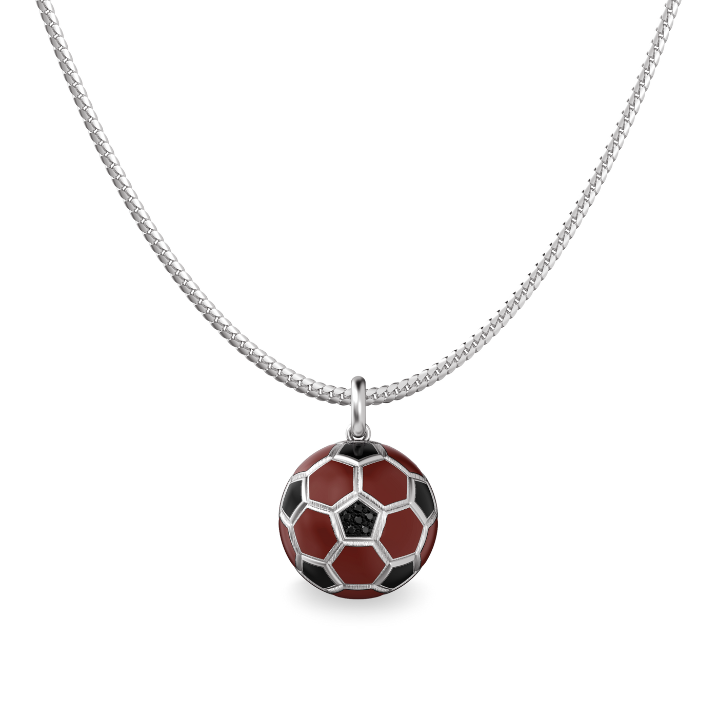 'The Soccer' Pharaohs Pendant, Black Diamond