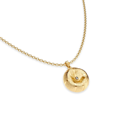 Ciondolo a forma di palla da basket che perde, diamante bianco