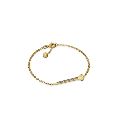 Pulsera "The Golf" con perlas, diamante blanco