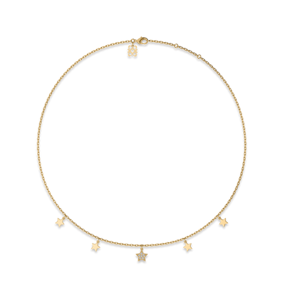 Beaded Star Diamond Choker