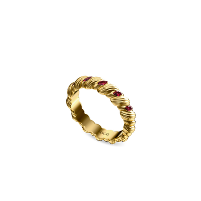 Vine Cluster Gemstone Ring