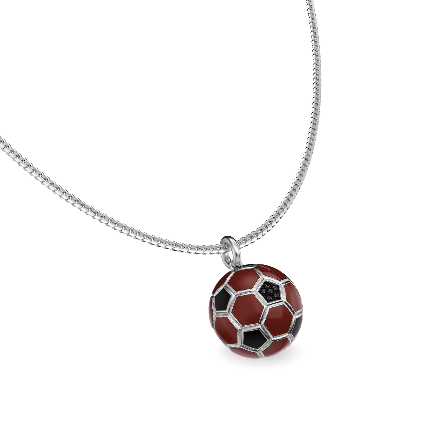 'The Soccer' Pharaohs Pendant, Black Diamond