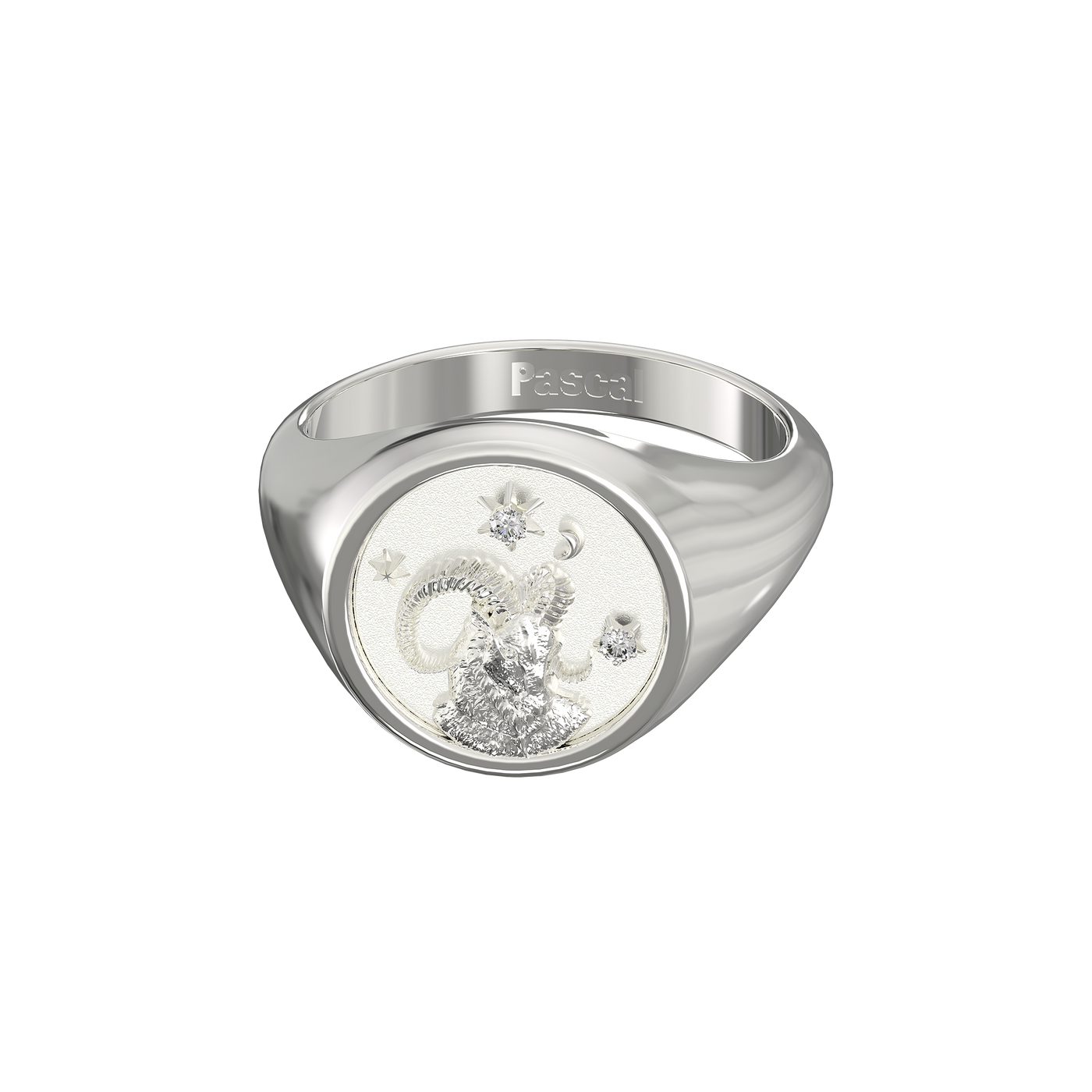 Aries Small Signet Ring